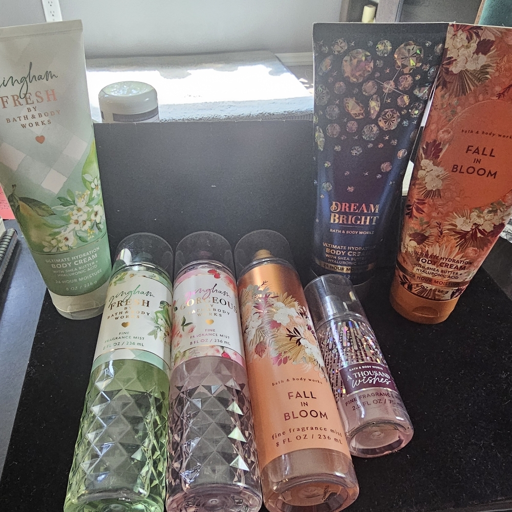 Lot Of Bath And Body, Body Spray And Lotion